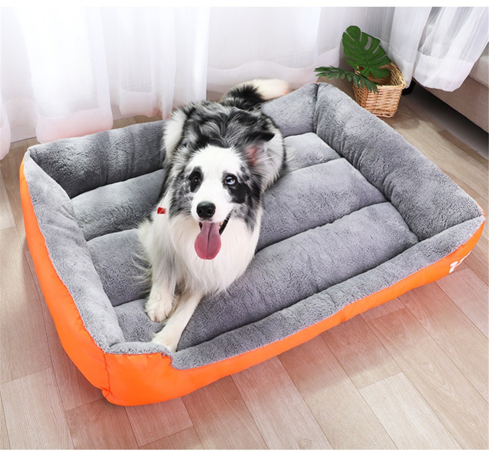 10 Colors Paw Pet Sofa S/M/L/XL/XXL/XXXL Dog Beds Waterproof Bottom Soft Fleece Warm Cat Bed Mats House Petshop Dropshipping