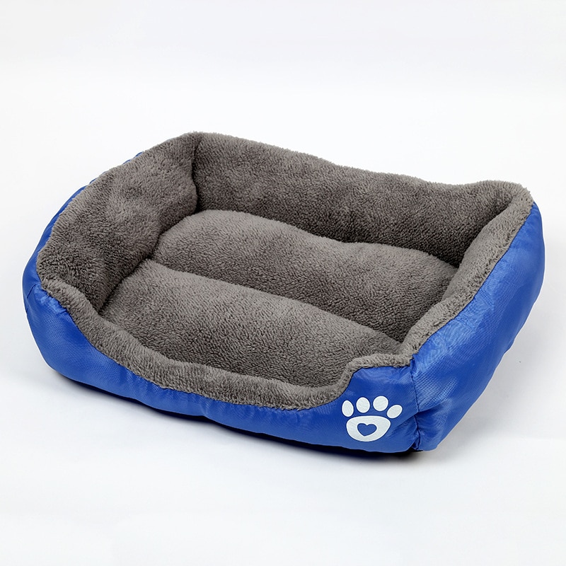 WHPC S-XXXL Pet Bed&Sofa Bed For Small Large Dog Soft Fleece Warm Bed Cozy Dog House Nest Waterproof Dog Basket House Mat Kennel