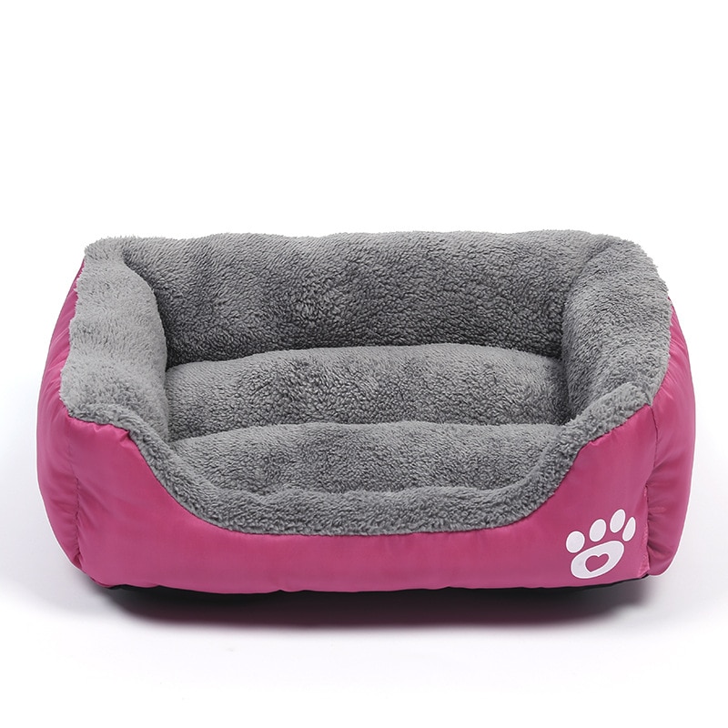 WHPC S-XXXL Pet Bed&Sofa Bed For Small Large Dog Soft Fleece Warm Bed Cozy Dog House Nest Waterproof Dog Basket House Mat Kennel