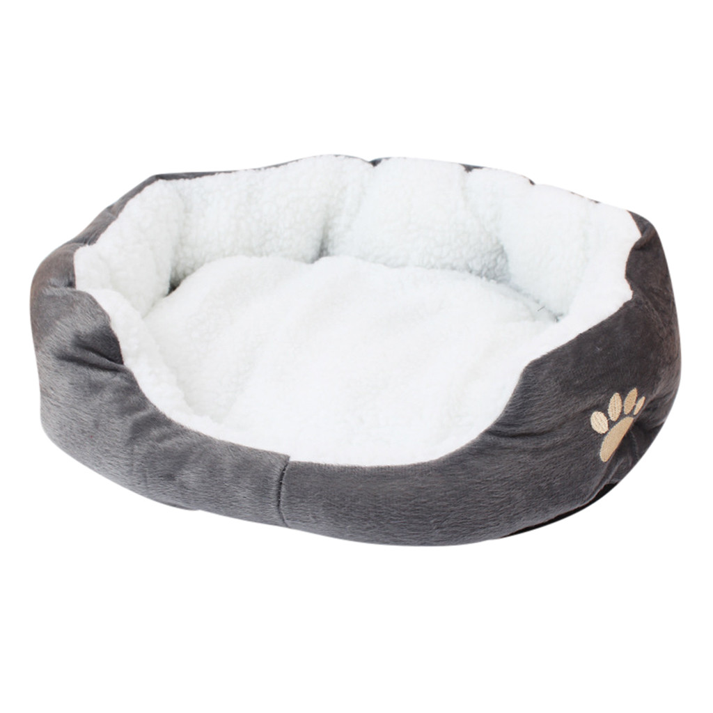 Pet Dog Puppy Cat Fleece Warm Bed House Plush Cozy Nest Mat Pad Pet Cat Dogs Bed House Pets Accessories Cama Gato Mascotas
