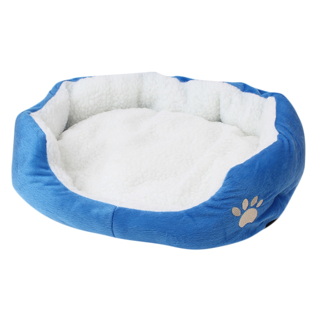 Pet Dog Puppy Cat Fleece Warm Bed House Plush Cozy Nest Mat Pad Pet Cat Dogs Bed House Pets Accessories Cama Gato Mascotas