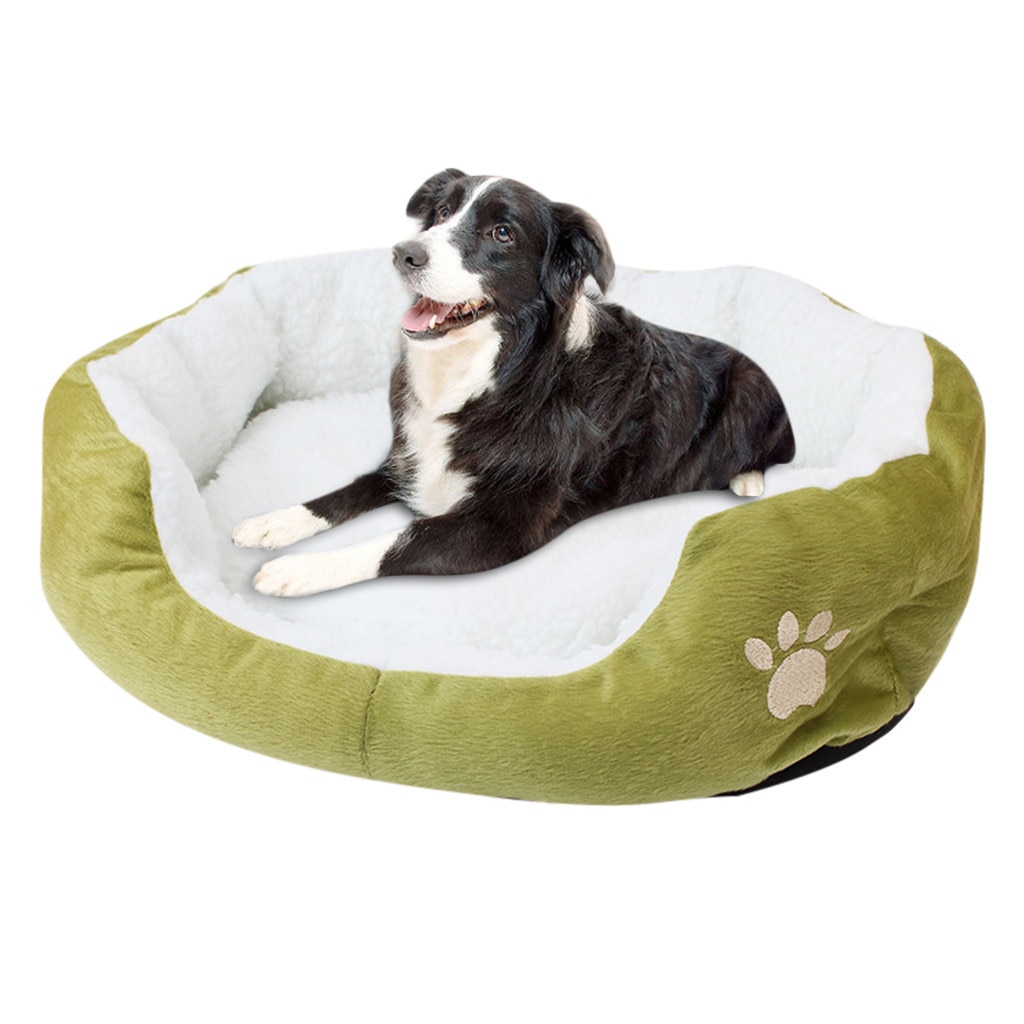 Pet Dog Puppy Cat Fleece Warm Bed House Plush Cozy Nest Mat Pad Pet Cat Dogs Bed House Pets Accessories Cama Gato Mascotas