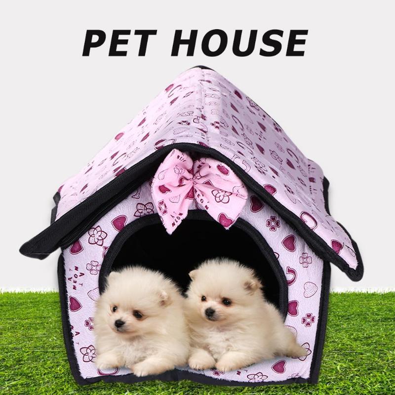 Pet Bed Warming House Soft Material Nest Dog House Baskets Kennel for Cat Puppy Soft and Smooth Tasteless and Harmless