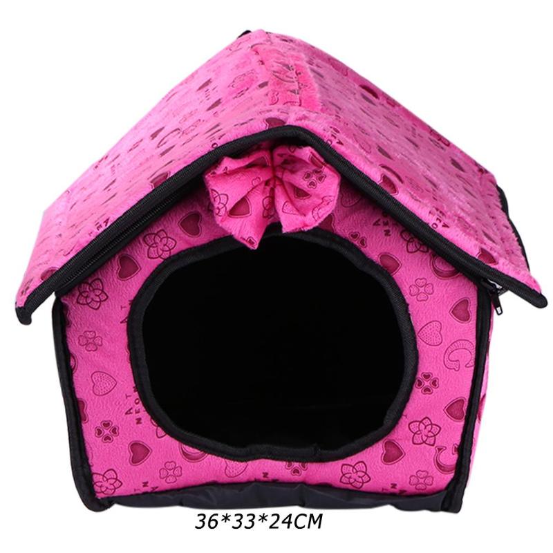 Pet Bed Warming House Soft Material Nest Dog House Baskets Kennel for Cat Puppy Soft and Smooth Tasteless and Harmless