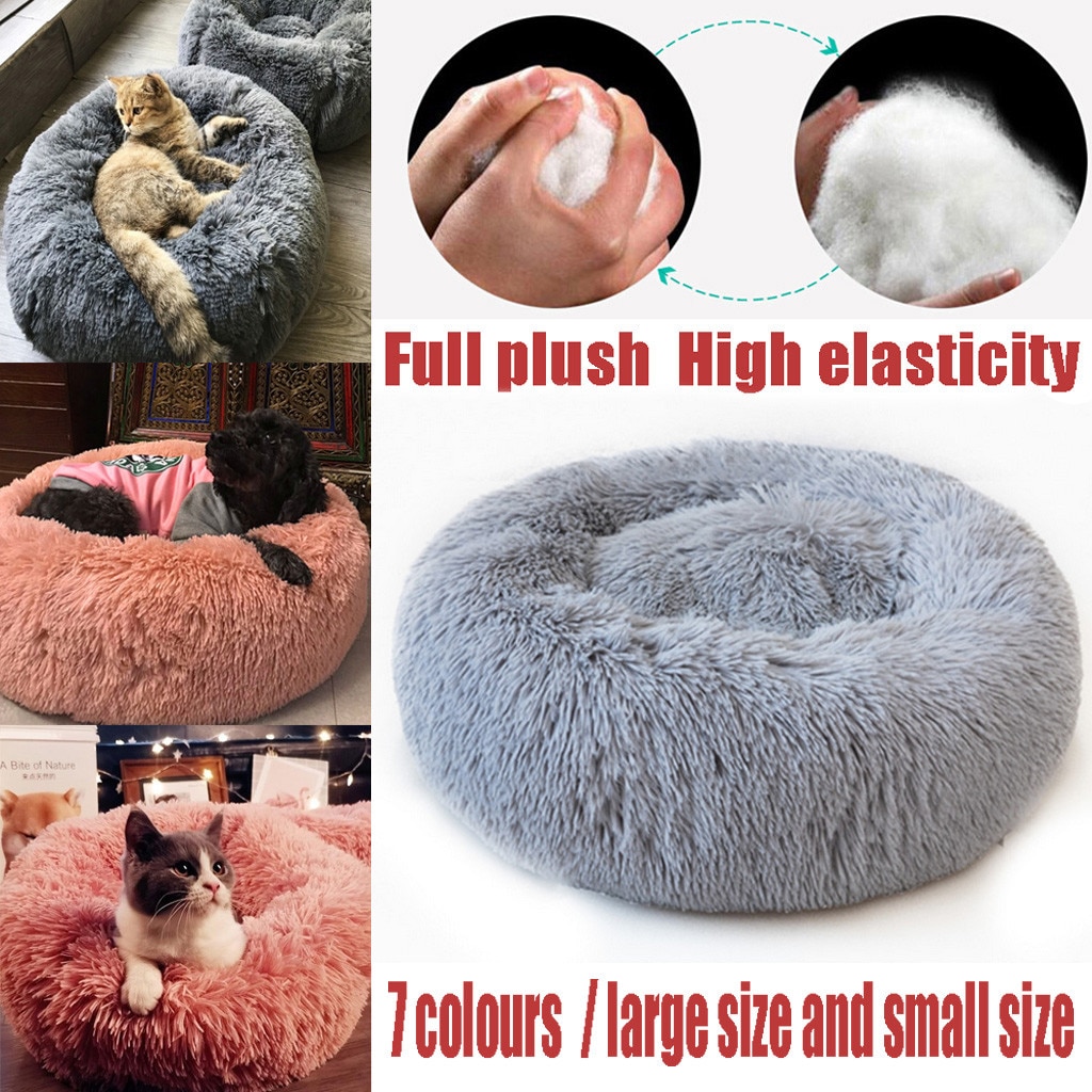 Cat Dog House Comfortable Plush Kennel Dogs Pet Litter Deep Sleep Pv Cat Litter Sleeping Bed Dogs Pets Accessories Cama Gato