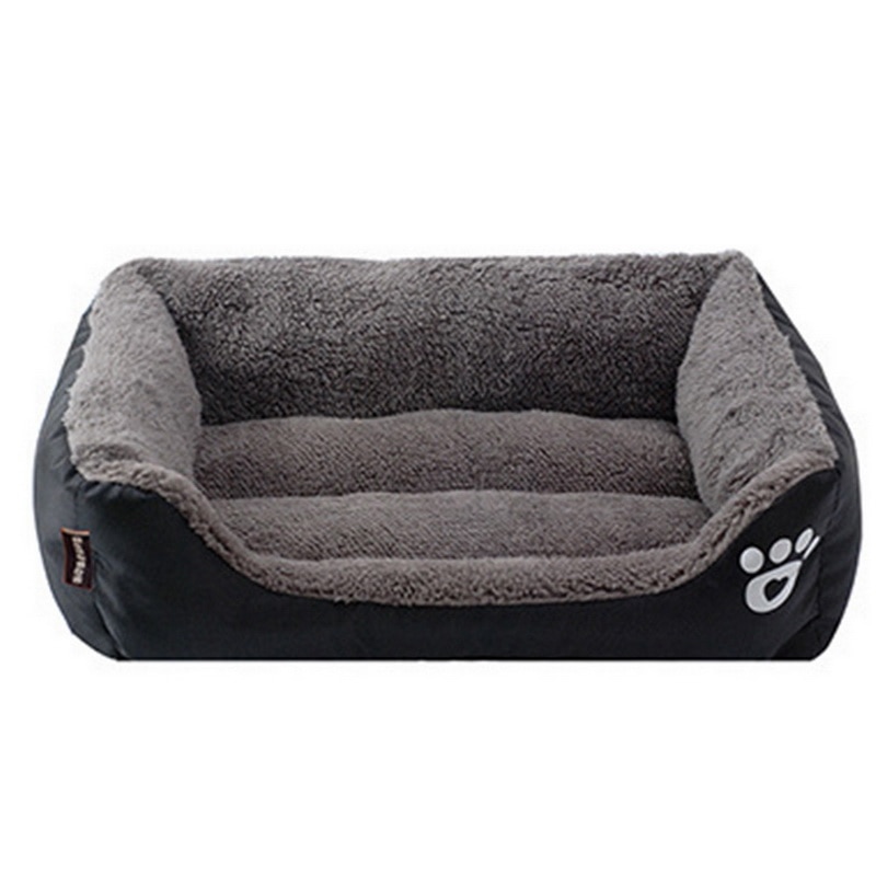 S-3XL Pet Dog Pet Bed Cat Bed Pet Products Puppy Cushion House Pet Soft Warm Kennel Dog Mat Blanket 10 Colors