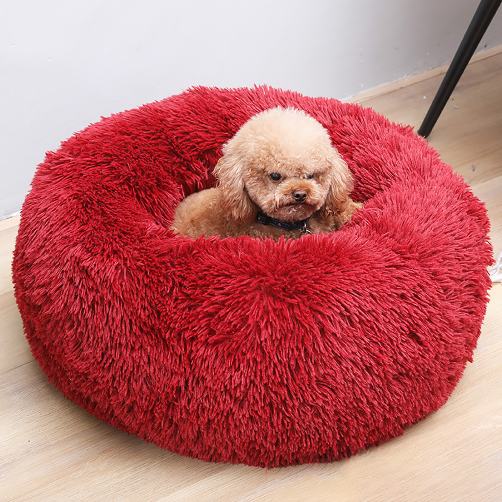 Dog Round Cat Winter Warm Sleeping Bag Long Plush Soft Pet Bed Calming Bed Soft Dog long plush Kennel Dog House Washable Basket Dog Round Cat Winter Warm Sleeping Bag Long Plush Soft Pet Bed Calming Bed Soft Dog long plush Kennel Dog House Washable Basket