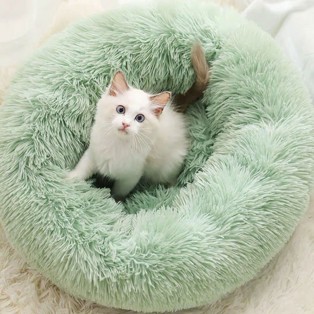Dog Round Cat Winter Warm Sleeping Bag Long Plush Soft Pet Bed Calming Bed Soft Dog long plush Kennel Dog House Washable Basket Dog Round Cat Winter Warm Sleeping Bag Long Plush Soft Pet Bed Calming Bed Soft Dog long plush Kennel Dog House Washable Basket