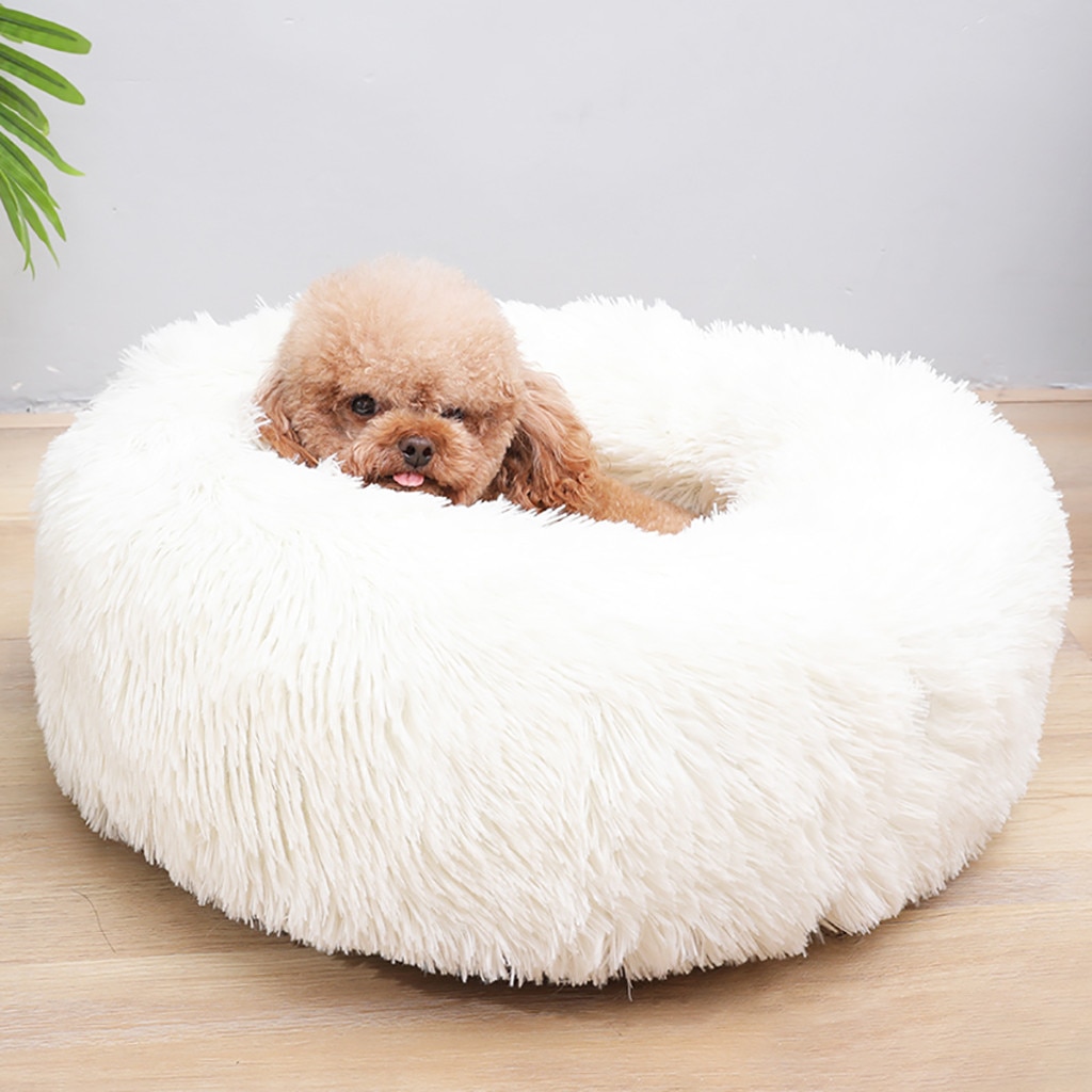 Dog Round Cat Winter Warm Sleeping Bag Long Plush Soft Pet Bed Calming Bed Soft Dog long plush Kennel Dog House Washable Basket Dog Round Cat Winter Warm Sleeping Bag Long Plush Soft Pet Bed Calming Bed Soft Dog long plush Kennel Dog House Washable Basket